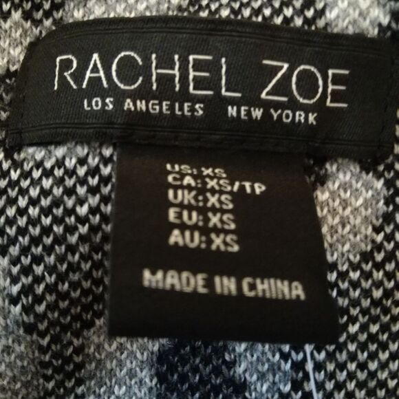 NWT Rachel Zoe Animal Print Leopard Zip down Cardigan Sweater - Picture 8 of 13